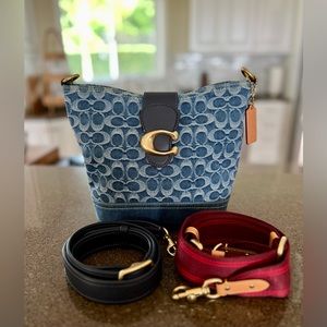 Coach Denim Tali Crossbody